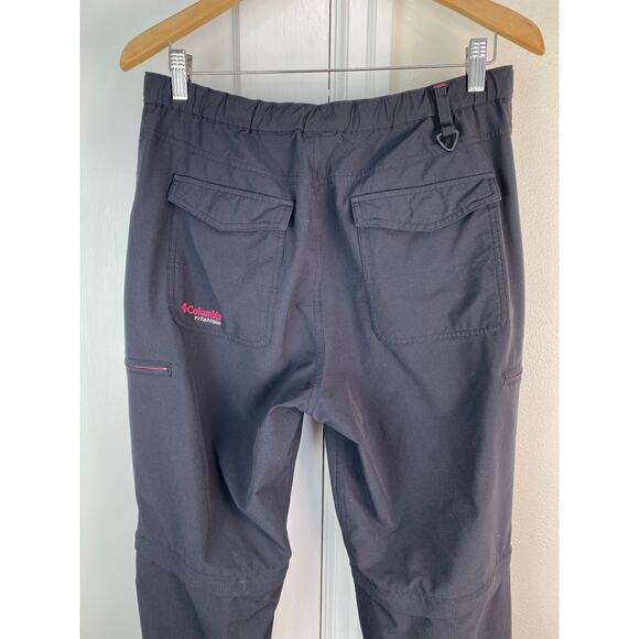 Columbia Black Track Pants with Pink Accents - Picture 6 of 10